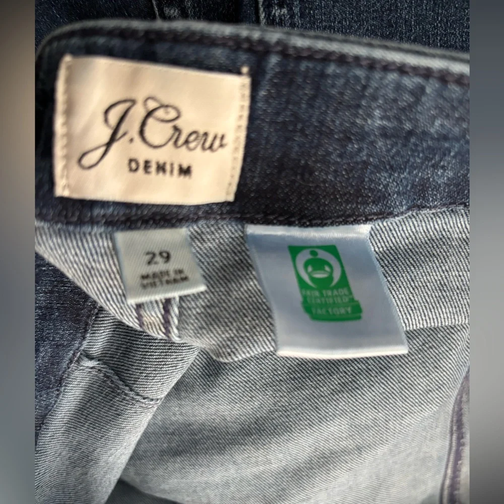 J. Crew Reimagined Dark Blue Wide-Leg SAILOR Jeans sz 29